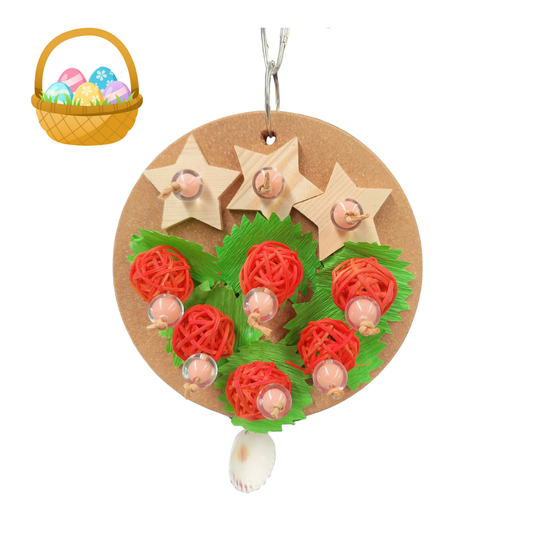 Berry Plate Bird Toy Lou Lou Bells Bird Toys