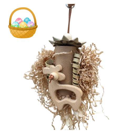 Cow Tube Bird Toy Lou Lou Bells Bird Toys